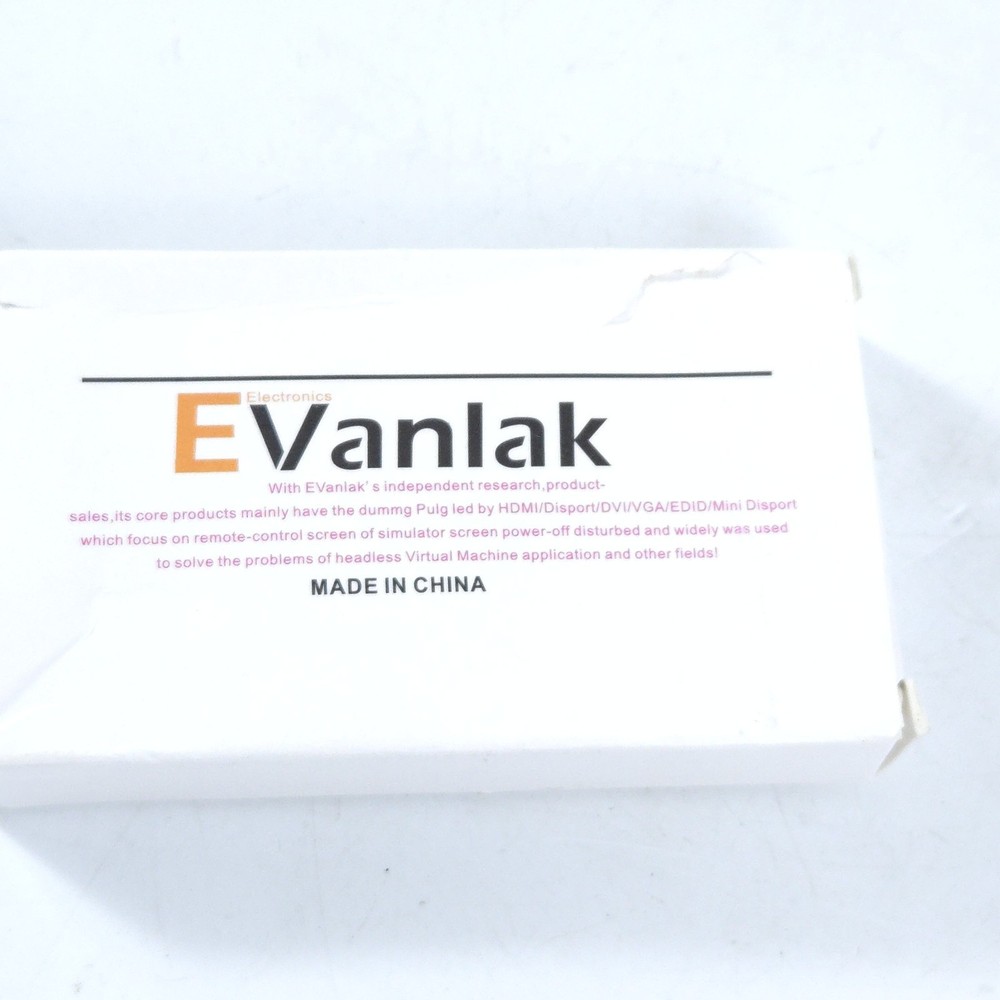 EVanlak Hdmi Edid Emulator Passthrough 3rd Generation 800p New