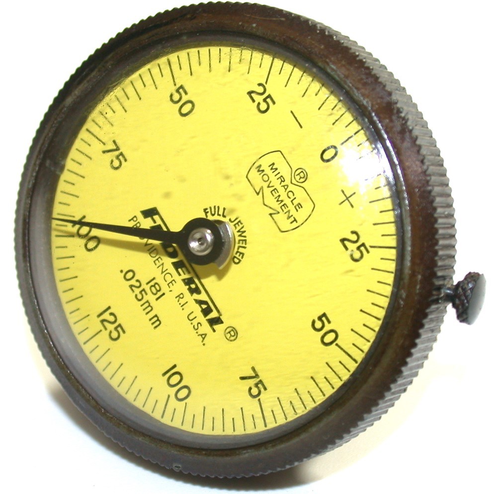 Federal Dial .025mm Perpendicular Metric Indicator Model I8I