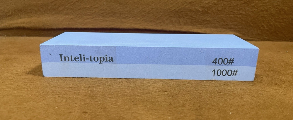 Inteli-topia Premium Knife Sharpening Stone–Whetstone 400/1000
