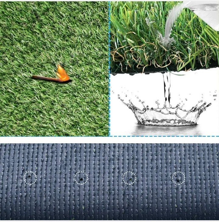 Conscience Trading Artificial Grass 6 FT X 8 FT (48 Square Ft) Synthetic Thick L
