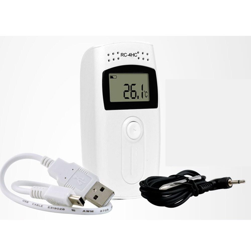 High Precision Temperature Logger Usb Cold Chain Data Display Export Report Tool