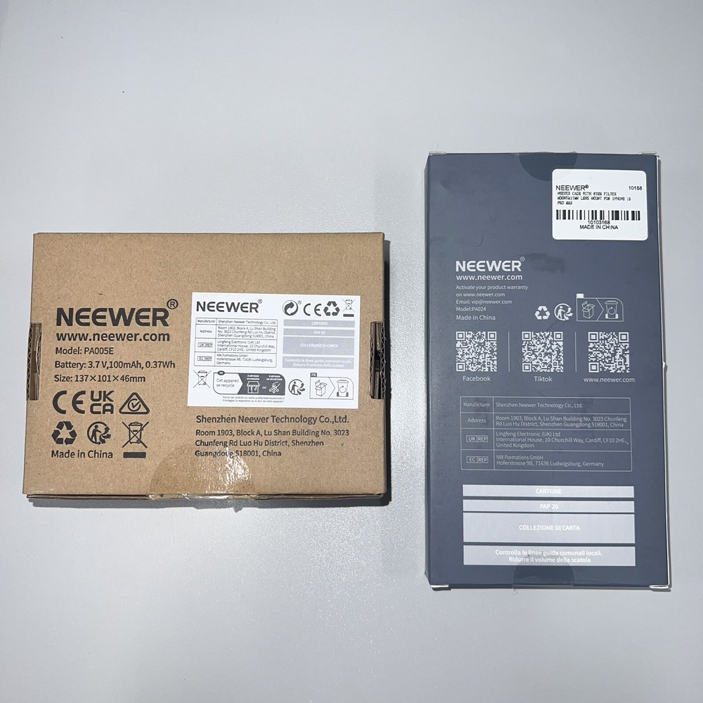 NEEWER 15 Pro Max Cage Phone Video Rig Snap On 67mm Filter Adapter Side Handle