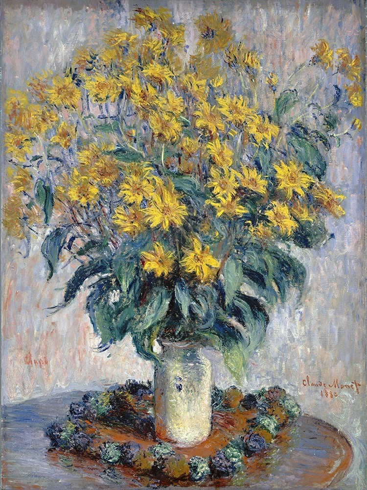 Yellow Flowers Claude Monet Tile Mural Kitchen Bathroom Wall Backsplash Ceramic