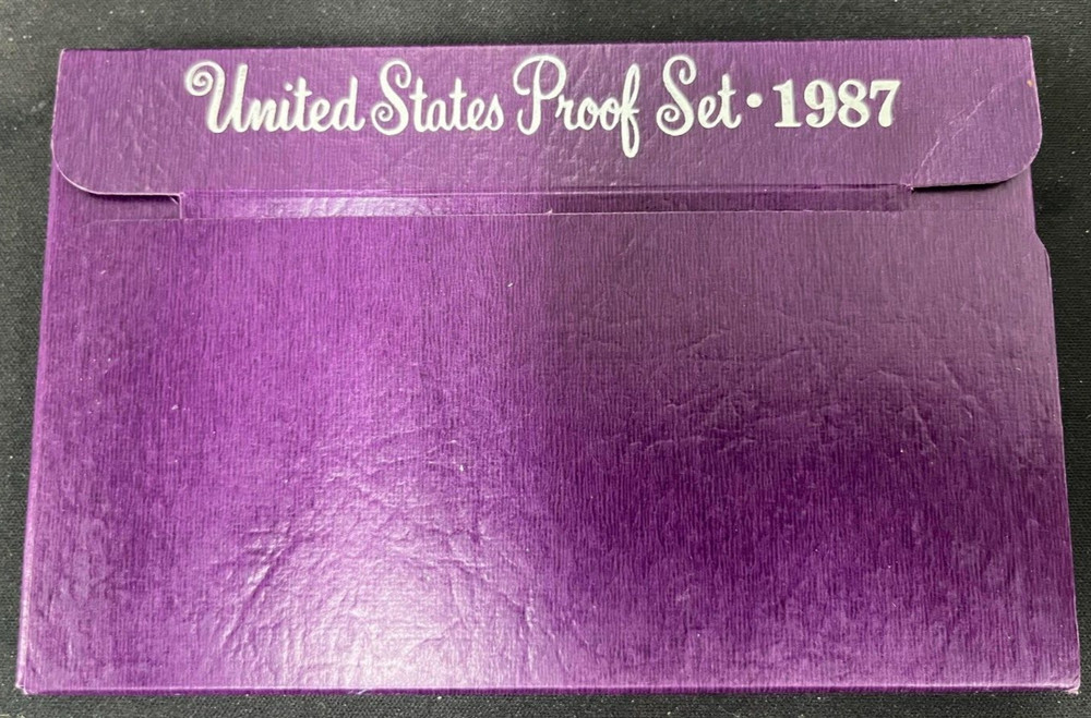 1987 Clad Proof Set U.S. Mint Original Government Packaging with COA