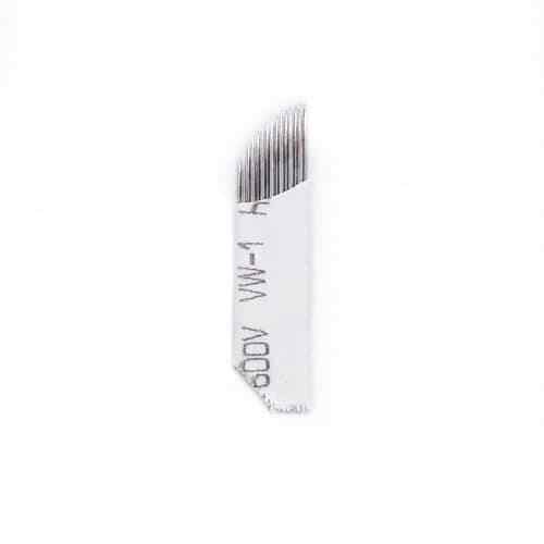 100 PCS Two Rows Microblading 15 For Tattoos And Manual PMU