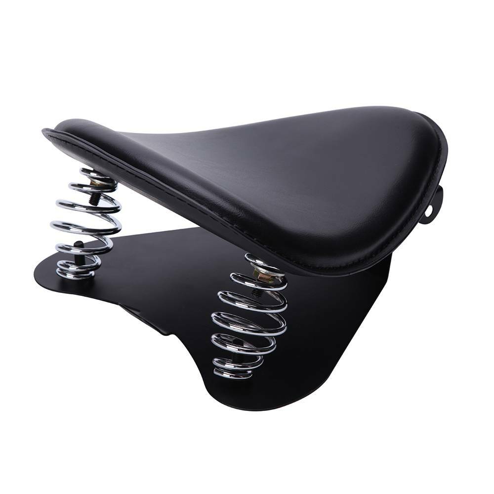 Motorcycle Spring Solo Seat With Base Bracket Saddle For Bobber Chopper Custom