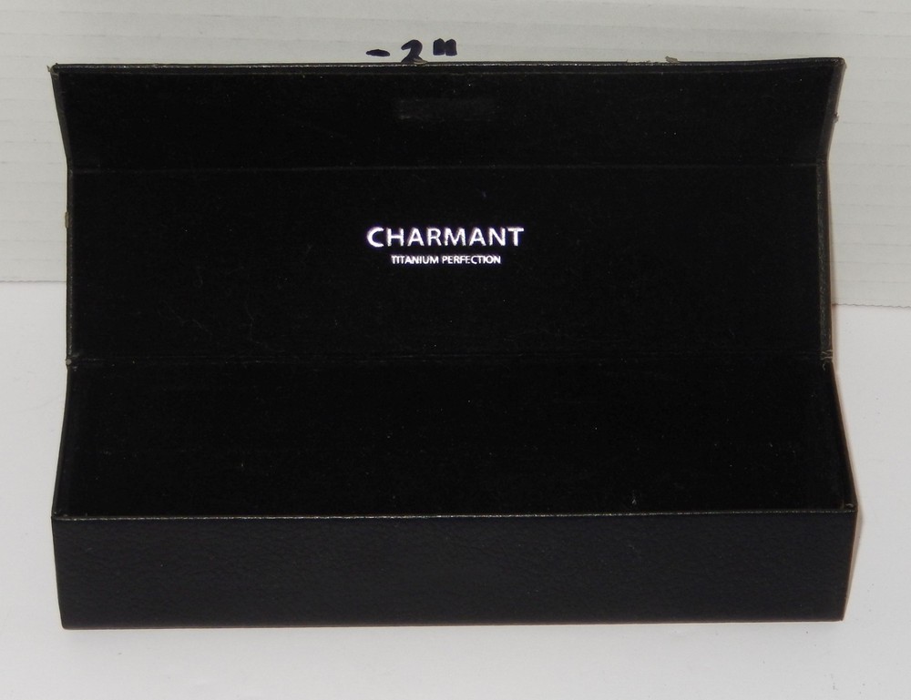 Charmant Black Sunglasses Eyeglasses Case
