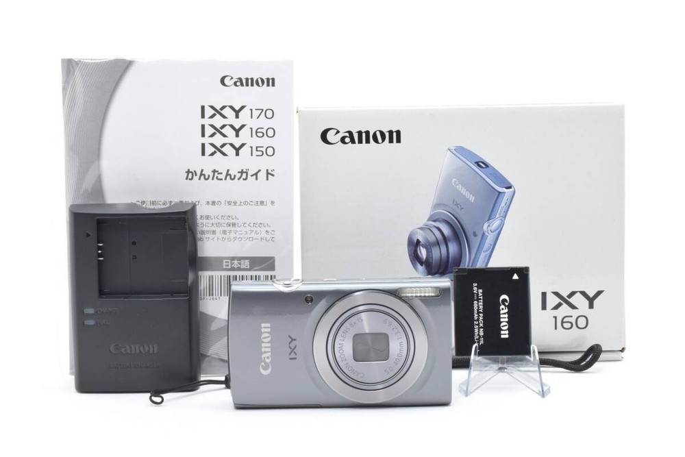 Canon IXY 160 PC2196 Silver Compact Digital Camera
