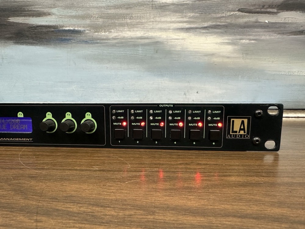 USED LA AUDIO 260 DLX260 Audio Processor Working Great