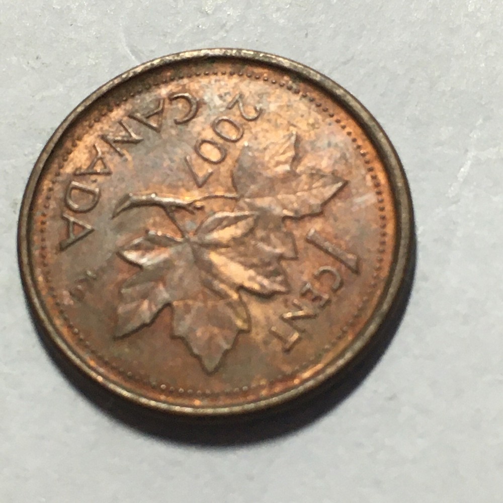 2007 CANADA ONE CENT COIN .