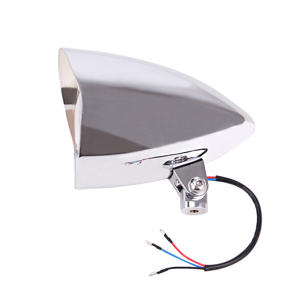 5.75" Motorcycle Visor Bullet Headlight For Harley Softail Chopper Bobber CHROME
