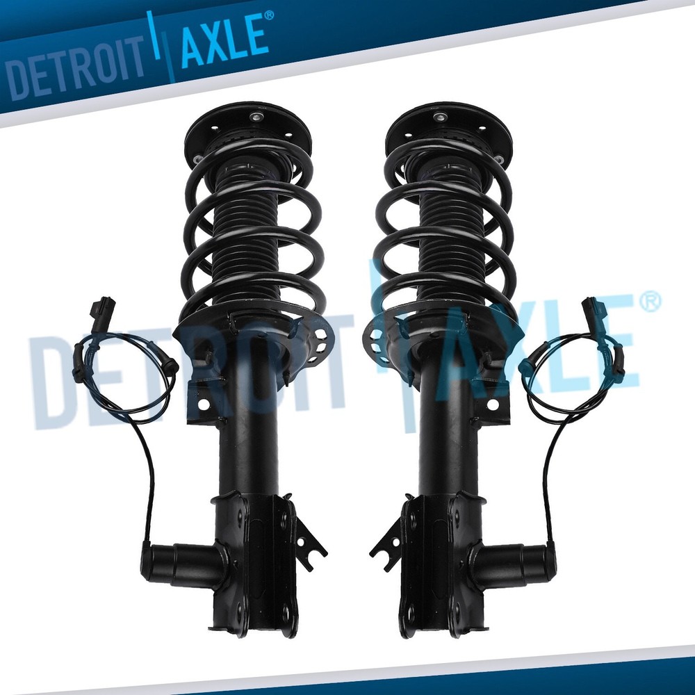 Front Left Right Struts w/ Coil Spring Set for 2013 2014 2015 2016 Lincoln MKZ