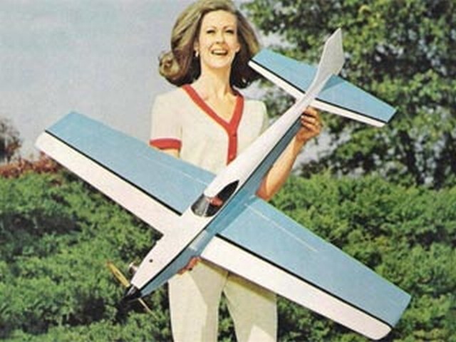 El Gringito 5ch .40 53" Wingspan RC Model Airplane Printed Plans & Templates