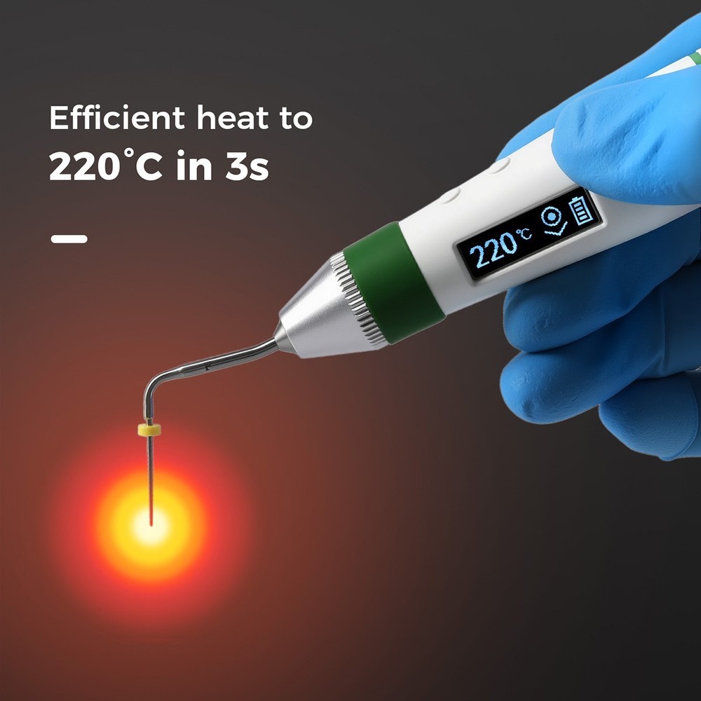 Dental Endo Gutta Percha Obturation System Endodontics Heated Pen 2 Heating Tips