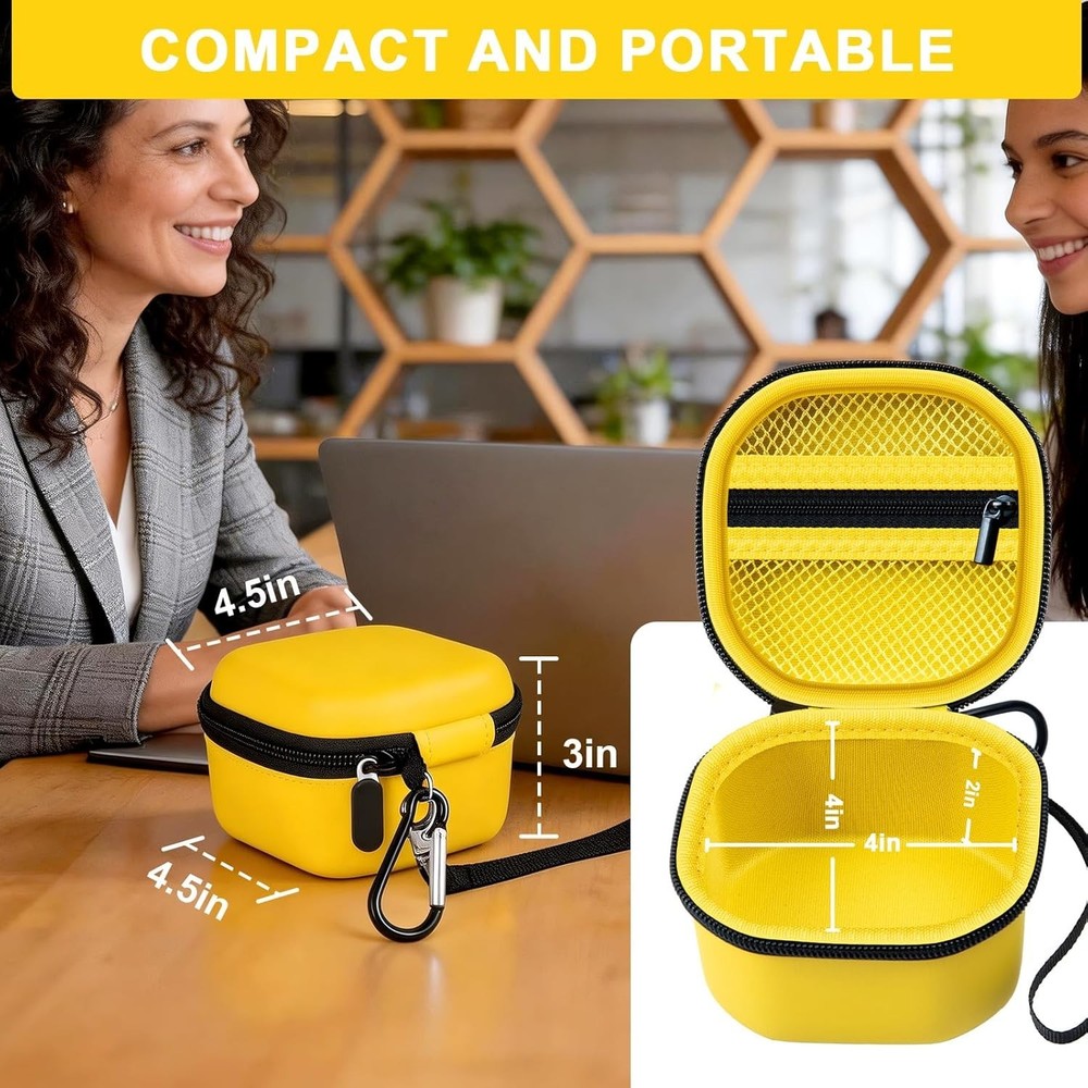 Professional USB Organizer - 16 Slot Hard Shell Case with Secure Storage Pocket