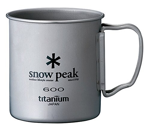 Snow Peak Titanium Single 600 Wall Cup - 600 ml