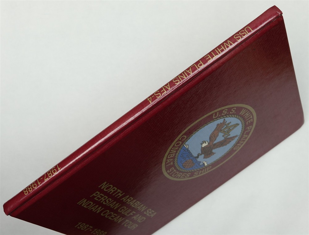 USS White Plains (AFS-4) 1987 1988 Deployment Cruise Book
