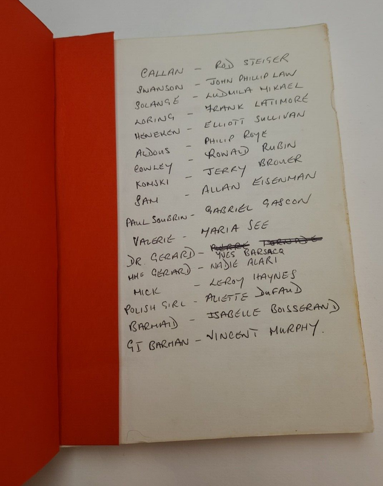THE SERGEANT / Dennis Murphy 1967 Screenplay, Rod Steiger drama
