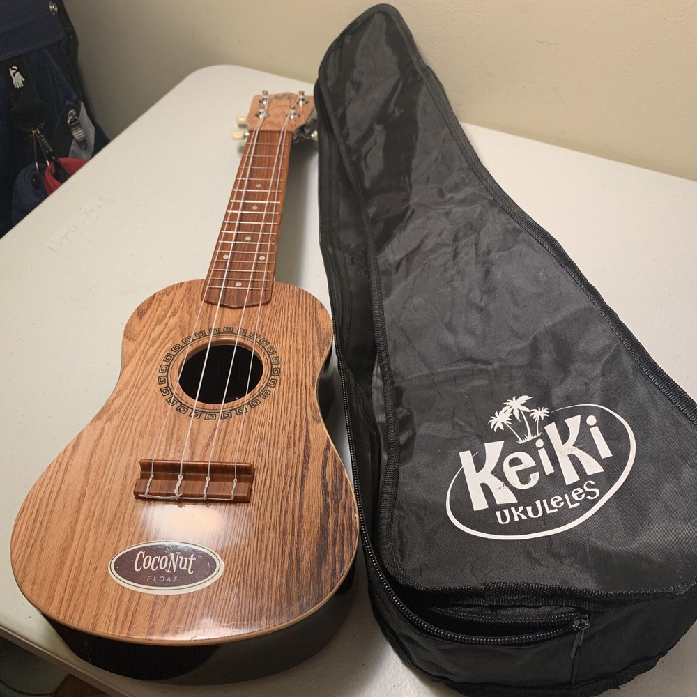 Keiki Ukulele Coconut Float 4 String Keiki Ukuleles With Soft Case