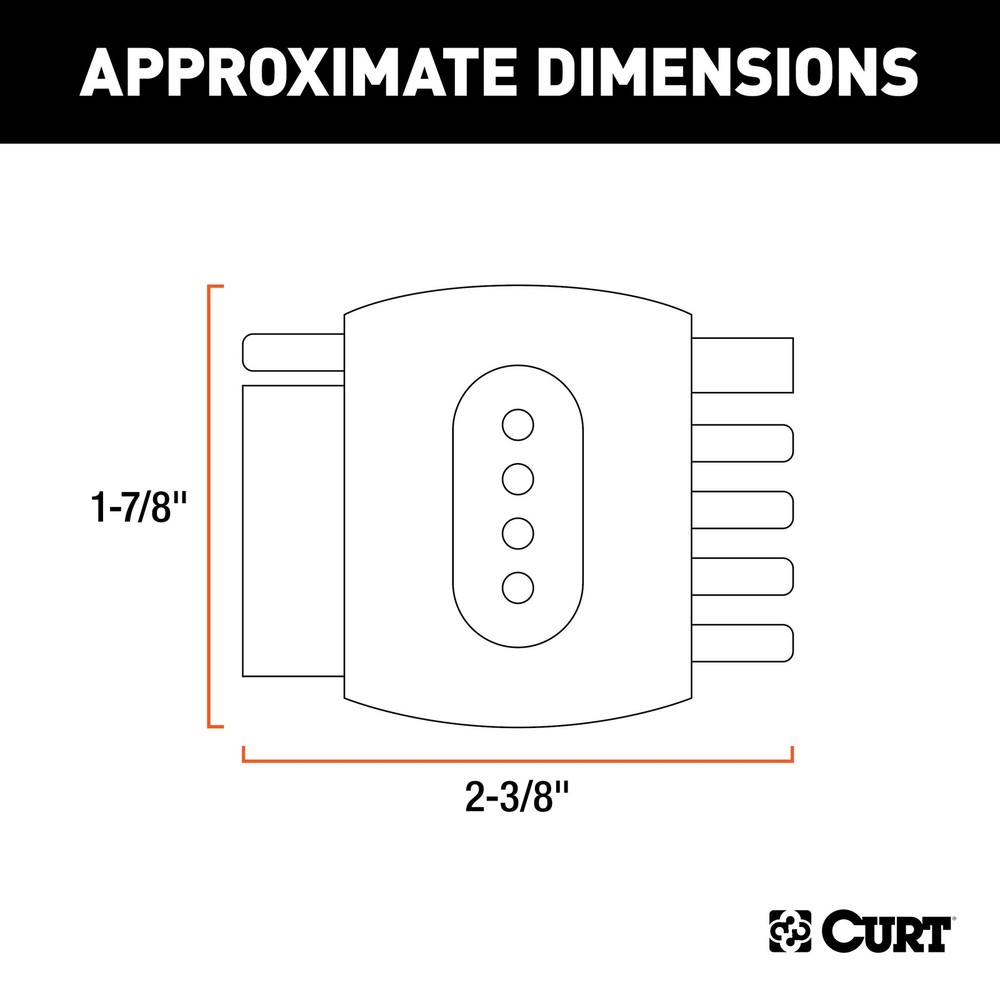 CURT 5-Way Flat Connector Tester Part# 57505