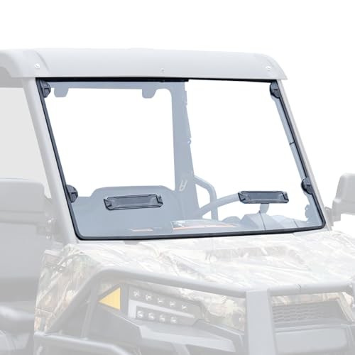 Vented Full Windshield for 2015-2026 Polaris Ranger SP 570/Crew Midsize, Hard