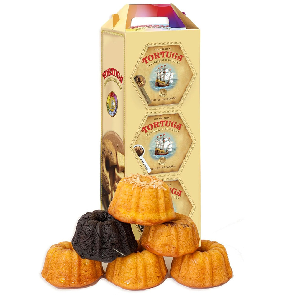 Caribbean Cake 4 Oz, 6 Ct