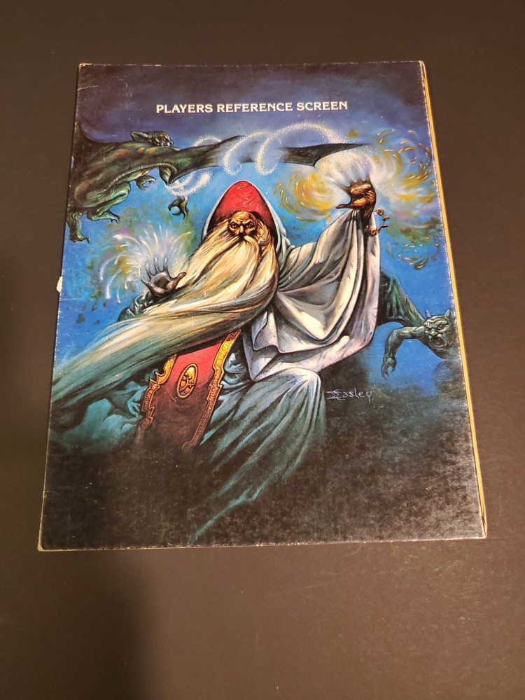 Advanced Dungeons & Dragons: Player's Reference Screen 1985 ☆ Authentic ☆