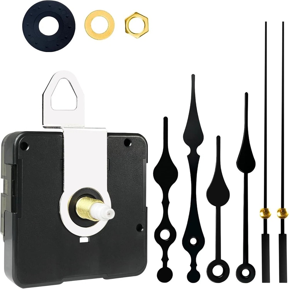 Clock Mechanism Replacement,Quartz Battery Operated Movement Silent DIY Wall