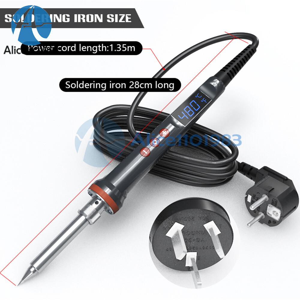 90W High Power Digital Display Soldering Iron 110V / 220V Adjustable Temperature