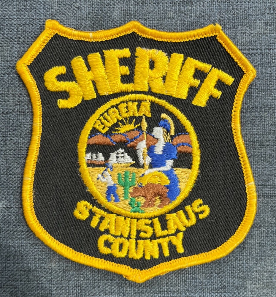 Stanislaus County California CA Sheriff Shoulder Patch Pre-owned Unsewn