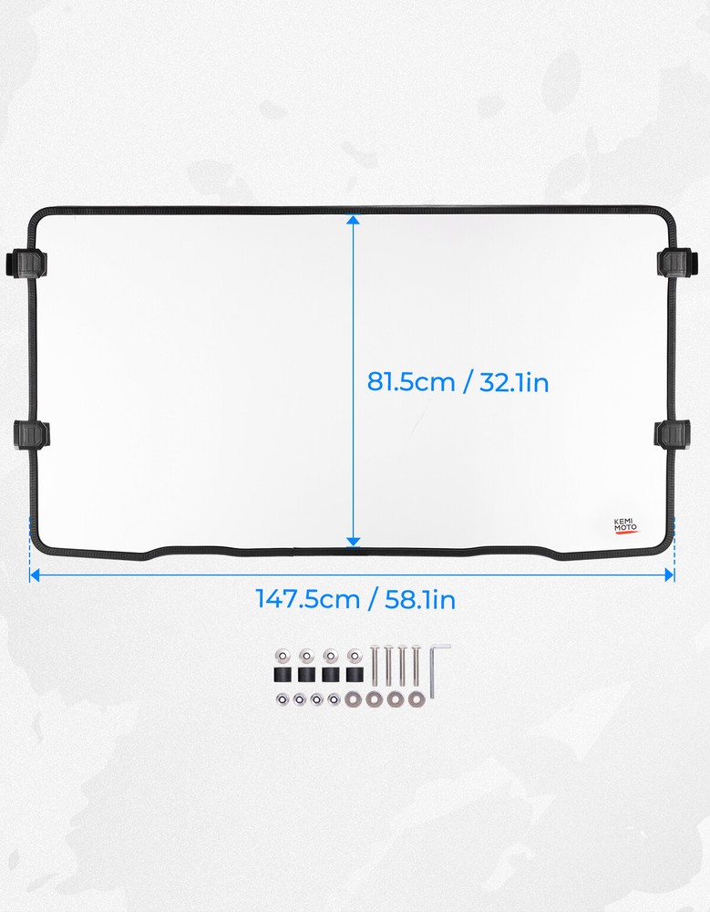 Front Windshield Window Scratch-Resistan for CFMOTO UFORCE 1000/1000 XL 2019-24