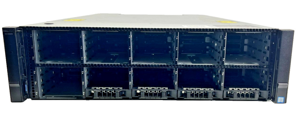 Dell 3U 30 Drive Bay RAID Storage Array SC5020 w/Controllers No Drives (HA)