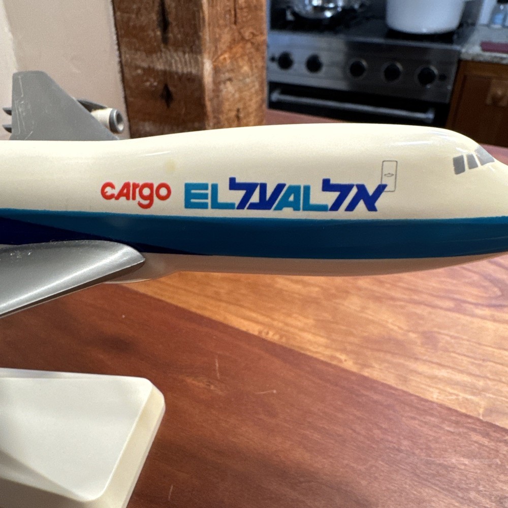El Al 747-200 Cargo vintage desktop model 1:250