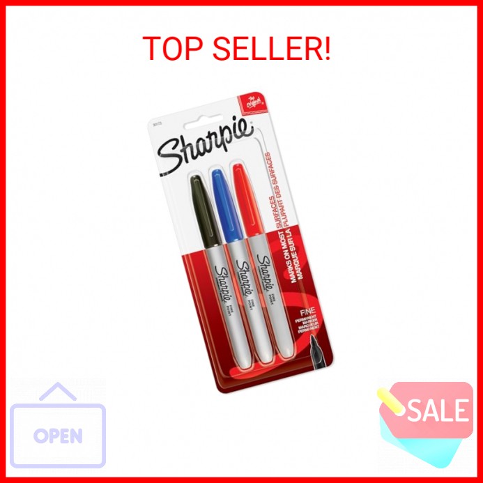 Sharpie Permanent Markers, Fine Point