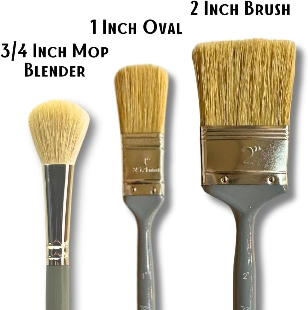 Complete 6 Piece Landscape Brush Set: Wet-on-Wet Technique