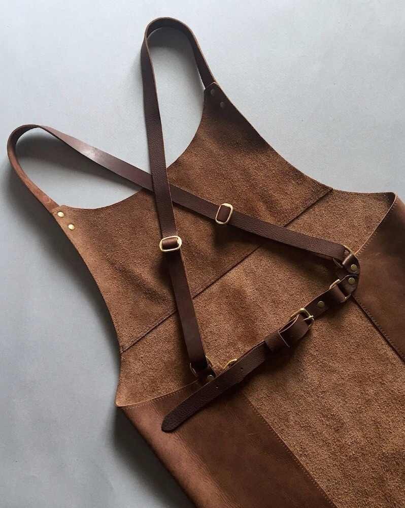leather apron for men / Chief Apron / Customized /occasional Gift