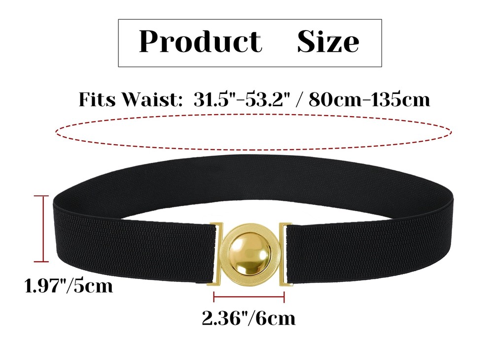 Men's Elastic Adjustable Cosplay Belt