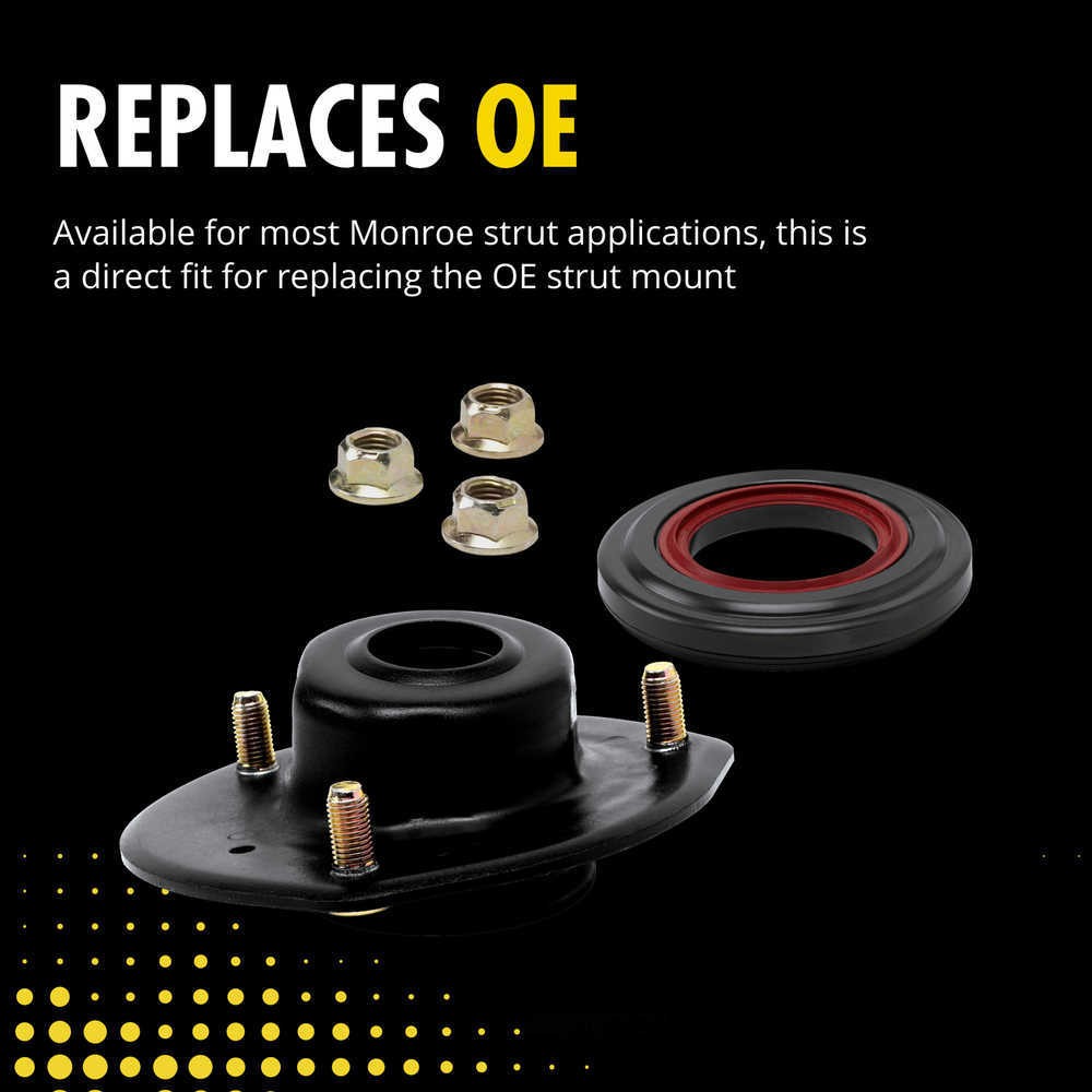 Suspension Strut Mount-Strut-Mate Strut Mounting Kit Monroe 906965