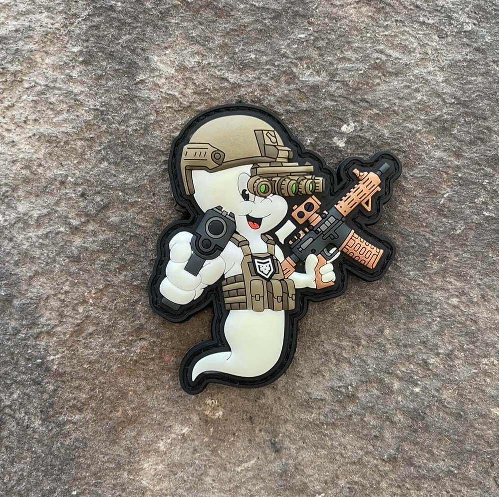 Casper with NODS PVC Morale Patch