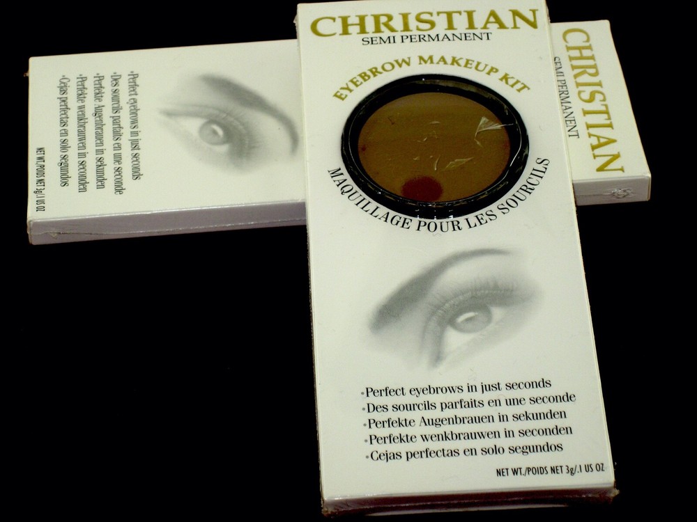 Christian Semi Permanent Eyebrow Makeup Kit  EYEBROW SHADOW TAN