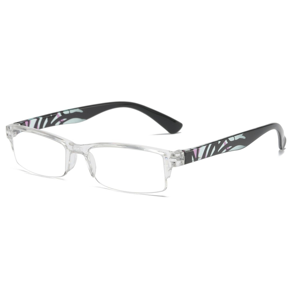 12PK Men Women Rectangle Half Frame Blue Light Blocking Reading Glasses Readers
