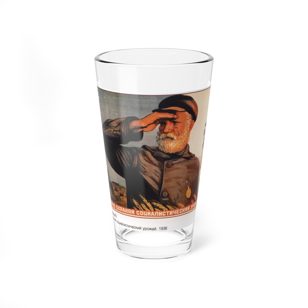 Soviet Era Poster 3 - Pint Glass 16oz