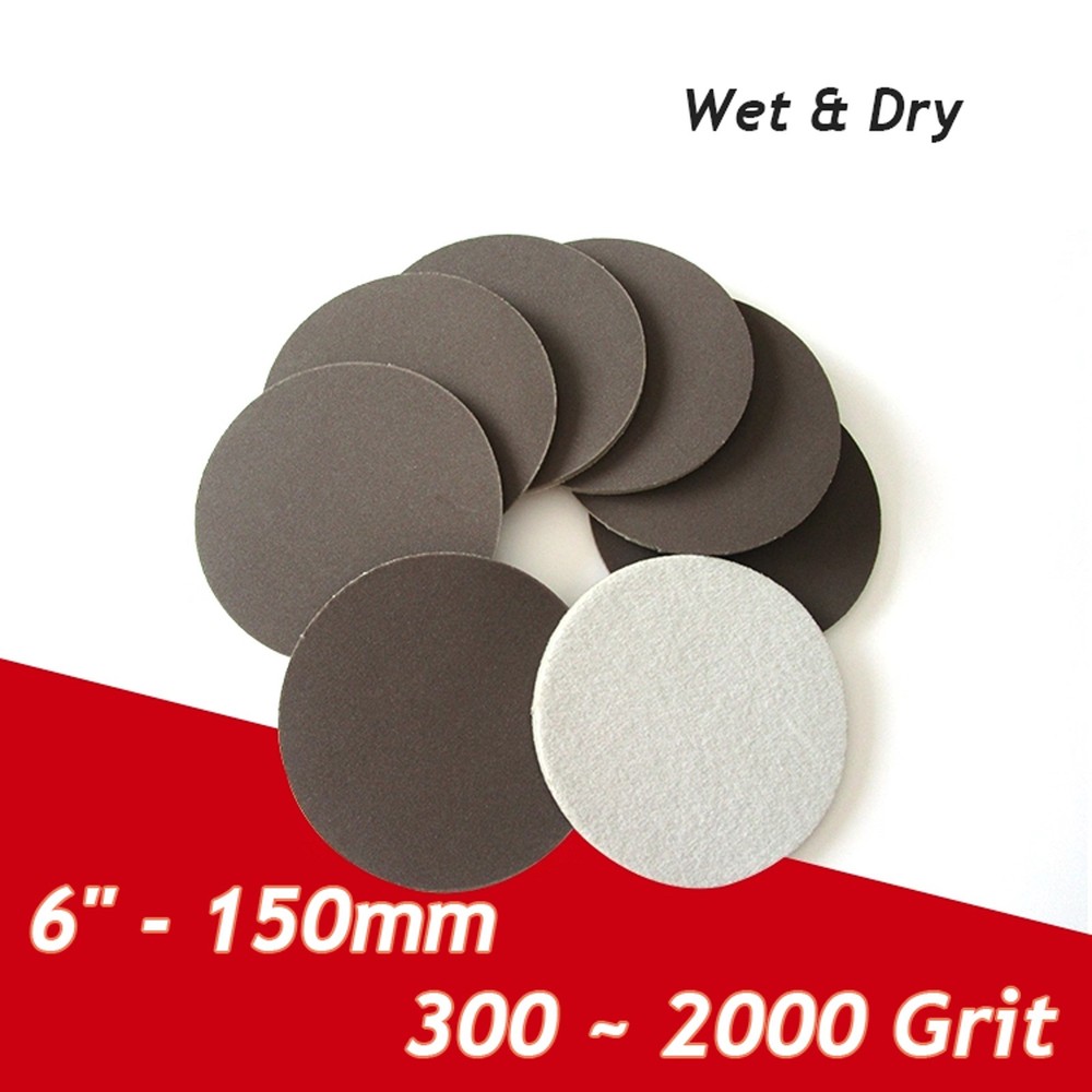 300-2000 Grit Sanding Sponge 150mm Hook and Loop Sponge Sanding Disc Wet/Dry