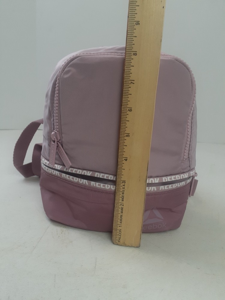 Reebok Mini Backpack Purse Adjustable Nylon Lavender 8x6.5x3 with Handle 426