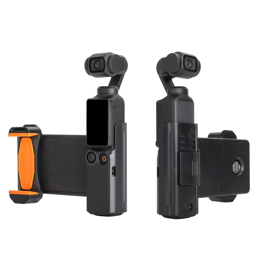 Black Expanding Phone Holder Adapter Durable Replacement For DJI Osmo Pocket 3