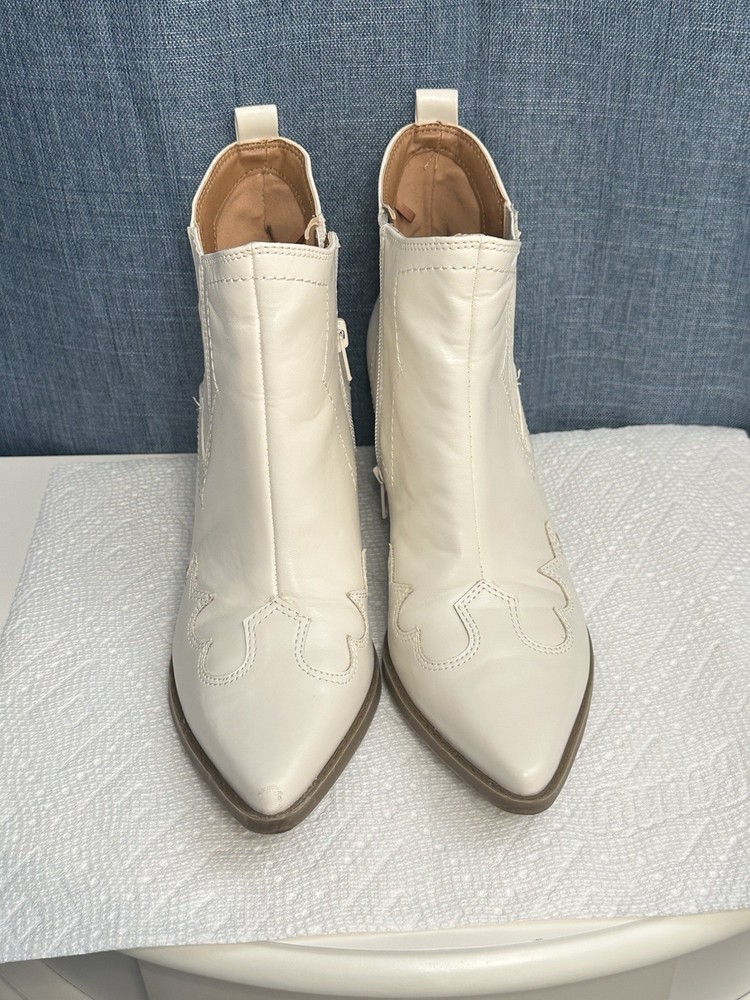 Indigo Rd. Women’s White Ankle Boots, 7.5M