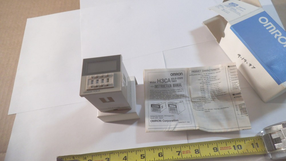 Omron H3CA-8 solid state timer 24vdc