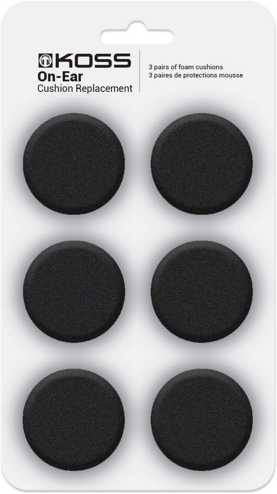 Koss Portable Replacement Cushions,Black