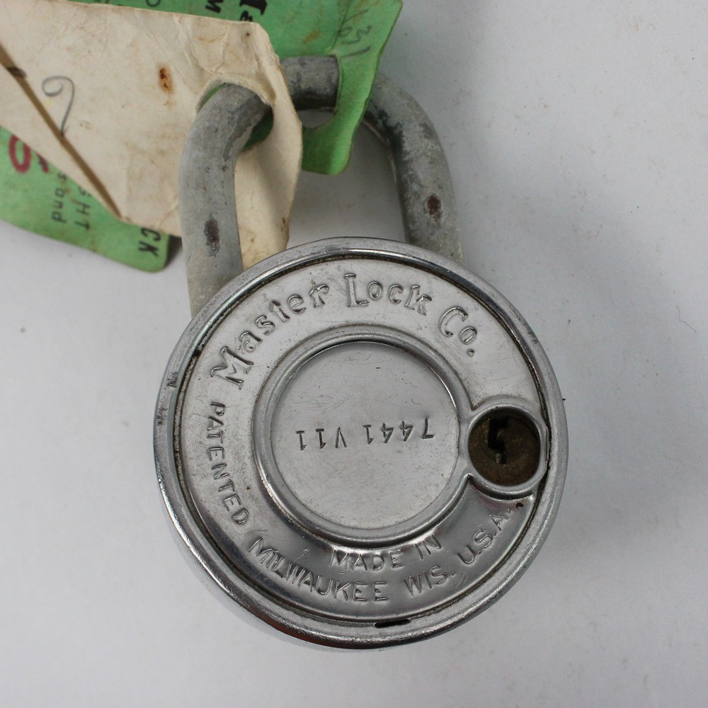 VTG Master Lock Co. Padlock with Combination FLAW