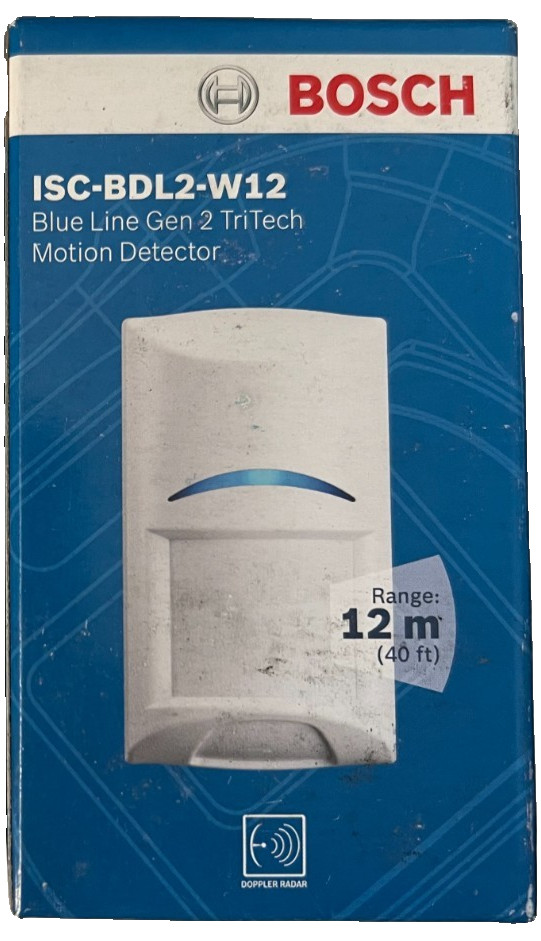 BOSCH MOTION DETECTOR 40 FT RANGE ISC-BDL2-W12